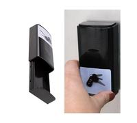 JNNJ Hidden Car Key Box, Magnetic Key Box for Under Car Vehicles, Key Hider Magnet Hide, Magnetic Keys Box for Outdoor Travel, Waterproof Magnetic Safety Storage Boxes for Keys USB Car Storage(Black)