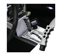 JNNJ Manual & Automatic Transmission Car Grip Knife Handle Gear, Car Gear Shift Knob with Adapter Screws and Spanner, Interior Auto Replacement Accessories(Titanium Color)