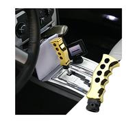 JNNJ Manual & Automatic Transmission Car Grip Knife Handle Gear, Car Gear Shift Knob with Adapter Screws and Spanner, Interior Auto Replacement Accessories(Golden)