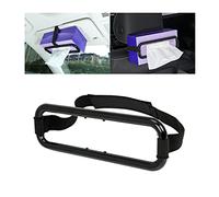 JNNJ Paper Towel Fixing Frame for Auto Visor, Plastic Clip for Hanging Napkin Box, Car Sun Visor Tissue Box Holder, Tissues Bag Bracket for Backseat, Universal Vehicle Interior Accessories