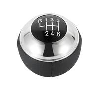 JNNJ Shifter Handball Car Shifter Head, Car 6 Speed Gear Shift Lever Knob Shift Knob Head, Manual Stick Gear Shift Knob Replacement, Gear Shifts Knobs, Car Lever Shifter Handle Ball(Black 6 Speed)