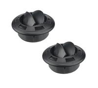 JNNJ Universal Car Air Vent Dashboard Deflector - Interior Heater Cover for Bus Motorhome Caravan - Black Side Roof Accessory 2 PCS