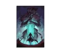 JNNJMN Bloodborne Video Game Poster Poster Decorative Painting Canvas Wall Posters And Art Picture Print Modern Family Bedroom Decor Posters 08x12inch(20x30cm)