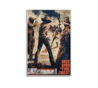 JNNJMN Character Poster Once Upon A Time in The West Movie Poster Decorative Painting Canvas Wall Posters And Art Picture Print Modern Family Bedroom Decor Posters 16x24inch(40x60cm)