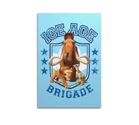 JNNJMN Ice Age Brigade Poster Poster Decorative Painting Canvas Wall Posters And Art Picture Print Modern Family Bedroom Decor Posters 08x12inch(20x30cm)