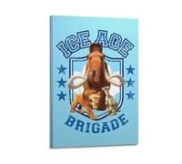 JNNJMN Ice Age Brigade Poster Poster Decorative Painting Canvas Wall Posters And Art Picture Print Modern Family Bedroom Decor Posters 24x36inch(60x90cm)