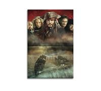 JNNJMN Movie Pirates of The Caribbean Poster3 Poster Decorative Painting Canvas Wall Posters And Art Picture Print Modern Family Bedroom Decor Posters 08x12inch(20x30cm)