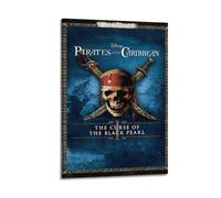JNNJMN Movie Pirates of The Caribbean Poster45 Poster Decorative Painting Canvas Wall Posters And Art Picture Print Modern Family Bedroom Decor Posters 08x12inch(20x30cm)
