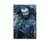 JNNJMN Movie The Hobbit Poster Dwarf Leader Poster Decorative Painting Canvas Wall Posters And Art Picture Print Modern Family Bedroom Decor Posters 16x24inch(40x60cm)