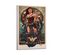 JNNJMN Movie Wonder Woman Poster Poster Decorative Painting Canvas Wall Posters And Art Picture Print Modern Family Bedroom Decor Posters 16x24inch(40x60cm)