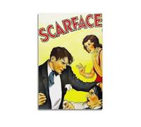 JNNJMN Poster for The Movie Scarface Poster Decorative Painting Canvas Wall Posters And Art Picture Print Modern Family Bedroom Decor Posters 08x12inch(20x30cm)