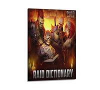 JNNJMN Raid Shadow Legends Video Game Poster Poster Decorative Painting Canvas Wall Posters And Art Picture Print Modern Family Bedroom Decor Posters 16x24inch(40x60cm)