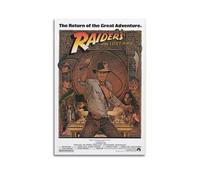 JNNJMN Raiders of The Lost Ark Movie Poster Poster Decorative Painting Canvas Wall Posters And Art Picture Print Modern Family Bedroom Decor Posters 24x36inch(60x90cm)