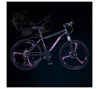 JNPGVTCD 26 Inch Mountain 21 Speed for Men Women Adult Hard Trail Front Suspension Disc Brakes High Carbon Steel Frame, 12 Constellations Hardtail Bicycle,Capricorn