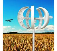 JNPGVTCD 400W 600W 800W 1000W 1200W Low Noise Vertical Wind Turbine,3 Phase AC 12V 24V Energy Generator Power Kit for Home Supplementation,12V-400W