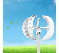 JNPGVTCD 400W 600W 800W 1000W 1200W No Noise Vertical Wind Turbine Generator, 12V 24V Portable Power Generator Kit with Controller for Homeuse Residential,24V-600W