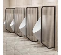 JNPGVTCD 47.24 Inch Partition, Public Health Partition Privacy Screen, Clear Glass Material, 1 Piece Extender, Easy to Install Wall Mounted Partition,A