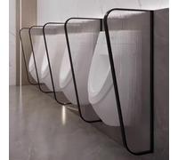 JNPGVTCD 47.24 Inch Partition, Public Health Partition Privacy Screen, Clear Glass Material, 1 Piece Extender, Easy to Install Wall Mounted Partition,A