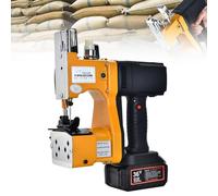 JNPGVTCD Bag Closer Closing Machine, Portable Sewing Machine Electric Stitcher, Knitted Sealing Packing with 36V Large Capacity Battery, for Woven Snakeskin Sack,1Battery