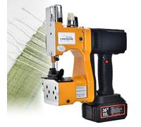 JNPGVTCD Bag Sewing Closing Machine, 36V Large Capacity Battery Cordless Portable Closer Stitcher Packing Machine for Burlap Sack, Canvas, Feed Sacks, Rice Bags, PP Woven Kraft Paper Bag,2B