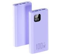JNPGVTCD fast charging,50000Mah, PD 0A USB-C Input & Output JNPGVTCD 3 Outputs Pack Backup 14/13,Purple