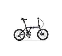 JNPGVTCD Folding Bicycle Aluminum Alloy Frame Disc Brake 9-Speed Super Light Carrying City Commuter Cycing(Schwarz)