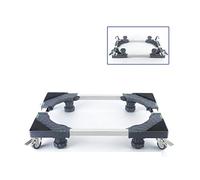 JNPGVTCD Furniture Movable Base, 4 Wheel Universal Wheeled Refrigerator Base Air Conditioning Width 15-22inch Length 26-34inch Adjustable Fridge Stand(4 Legs Wheels)