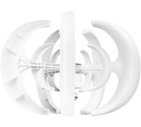 JNPGVTCD Micro Vertical 12V 24V Three-Phase Permanent Magnet Generator Wind Axle Turbine Model, DIY Portable Power Kit,White-12V