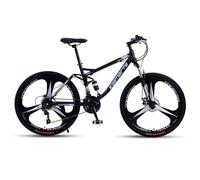 JNPGVTCD Mountain, 26-Inch Wheels, 24 Speed MTB with Disc Brakes, Full Suspension For Men And Women Over The Age Of 16