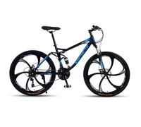 JNPGVTCD Mountain, 26-Inch Wheels, 24 Speed MTB with Disc Brakes, Full Suspension For Men And Women Over The Age Of 16