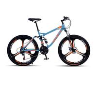 JNPGVTCD Mountain, 26-Inch Wheels, 24 Speed MTB with Disc Brakes, Full Suspension For Men And Women Over The Age Of 16