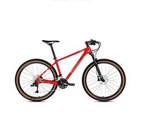 JNPGVTCD Mountain Disc Type Brake Student Adult Male Double Aluminum Alloy Do Not Fold Bicycle(Red)