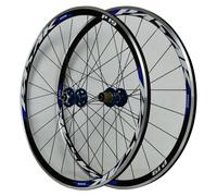 JNPGVTCD Off Road Bicycle Wheel Set 700C,Disc Brake 24H Spokes Double Wall Alloy Rims Circle Height 30MM C/V 7/8/9/10/11 Speed 1700G Wheelset