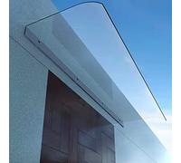 JNPGVTCD Outdoor Polycarbonate Front Door Canopy Awning for Air Conditioning Villa Eaves Window Rain Shelter Cover Back Porch Garden Shade (40x200cm/16 x79)