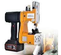 JNPGVTCD Portable Sewing Machine, Lithium Battery Bag Machine Cordless Closer Closing Automatic Stitcher Stitching for Feed Sacks Jute Bags Seed Bags,1Battery