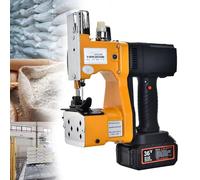 JNPGVTCD Portable Sewing Machine, Professional Electric Bag Closer Closing Wireless Stitcher with 36V Large Capacity Battery, for Woven Snakeskin Sack,1Battery