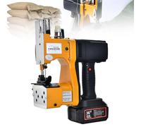 JNPGVTCD Portable Sewing Machine, Wireless Stitcher with 36V Large Capacity Battery, Handheld Bag Machine for Burlap Sack, Canvas, Feed Sacks, Rice Bags, Kraft Paper Bag,2Battery