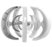 JNPGVTCD Three-Phase Permanent Magnet Generator, DIY Vertical Axle Wind Turbine Model Power Generator,White-12V