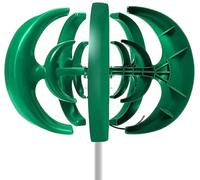 JNPGVTCD Three-Phase Permanent Magnet Generator, DIY Vertical Axle Wind Turbine Model Power Generator,Green-12V