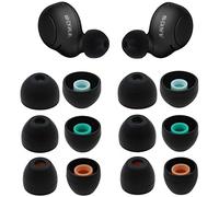 JNSA 6 Pairs Replacement Silicone Earbud Tips for Sony WF WI MDR Series Compatible with Sony WF-1000XM4 WF-SP800N WF-1000XM3 MDR-XB50AP WI-C310 In-Ear Headphones