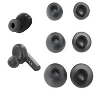 JNSA Replacement Silicone Ear Tips for J-BL Vibe Buds/Live Pro TWS 2/Live Free 2/Tour Pro 2, 3 Sizes (S/M/L), Black