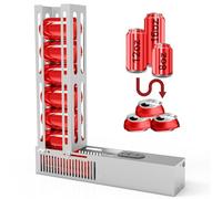 JNSTU Electric Can Crusher, Automatic Can Crushers, 8oz&12oz&16oz Aluminum Can Crusher Electric, Can Fill 8 Cans at a Time, Cans Trash Compactor, Heavy-Duty Crusher for Aluminum Soda, Beer, Cola Cans