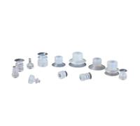 JNTFNE 100 PCS Pneumatic Vacuum Suction Cups 5mm Mounting Holes SP DP MP 4mm 6mm 8mm 10mm Injection Molding Machine Manipulator Sucker(15mm,DP)