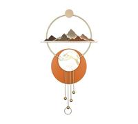 JNTFNE 3D Large Metal Wall Art Decor，Battery operated Handmade Modern Luxury Hanging，for Dinning Room Bedroom Entryway Office(100 * 55cm)