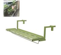 JNTFNE Balcony Railing Table - Outdoor Hanging for Railings, Fits 0.4" to 6.3" Ideal Small Spaces
