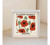 JNTFNE Floating Frame,Postcard Frame,Wooden Photo Frame,A4 Wooden Frame,Flower Press Frame,Double Glass Picture Frame Display Photo,Double-Sided,Lightweight,For Desktop Wall Decoration