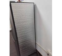 JNTFNE Insulated Refrigerator Cover,Aluminium Foil Insulation Sheet,Vertical Freezer Sunshade Film,Sun Protection Shield for Fridge Freezers with Magnetic Suction(60x100cm)
