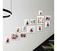 JNTFNE Multi Photo Frame,Collage Photo Frames For Wall,Photo Frame Wall Set,Collage Photo Frame,You Can Change Your Own Photo,Vertical Or Horizontal,For Wall Hanging Or Desktop Display
