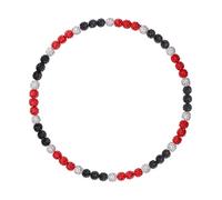 JNUIEU Baseball Necklace 17in/20in Braided Baseball Bling Necklaces Rhinestone Beaded Necklace Baseball Drip Accessories Stuff Lifestyle, 17", Rhinestone+clay+nylon elastic rope, Rhinestone