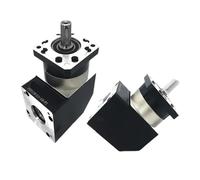 JNURGWLYH 1pcs 90 Degree Right Angled Planetary Gear Reducer for Nema 23 Stepper Motor 60-130 mm Flange Servo Motor Speed Reducer(PVF090 16mm Input,Speed Ratio 3 to 1)